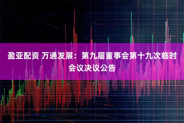 盈亚配资 万通发展：第九届董事会第十九次临时会议决议公告